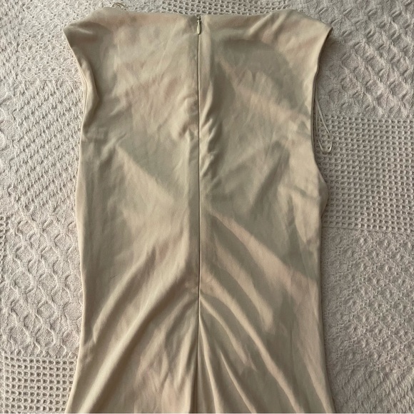 Zara Conch Shell Cut Out Dress - Sand - Picture 6 of 10